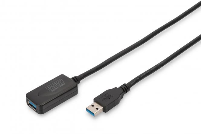 DIGITUS Aktives USB 3.0 Verlängerungskabel, 5,0 m (EAN: 4016032326229)
