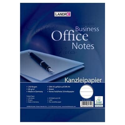 herlitz Kanzleipapier, DIN A3/DIN A4, liniert (EAN: 4006144823006)