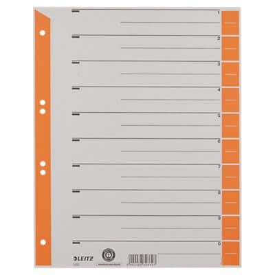 LEITZ Trennblätter, A4 Überbreite, Kraftkarton 230g/qm (EAN: 4002432328697)