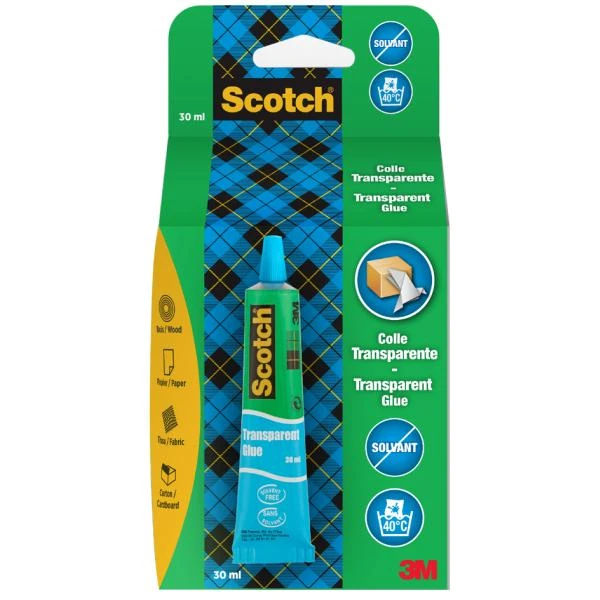 Scotch Alleskleber "Transparent Glue", 30 ml (EAN: 4064035063085)