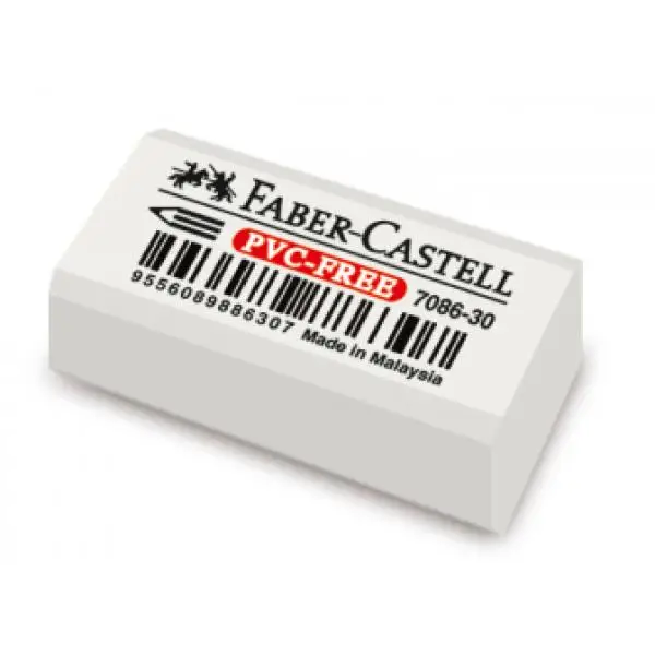 FABER-CASTELL Kunststoff-Radierer 7086-30 (EAN: 9556089886307)