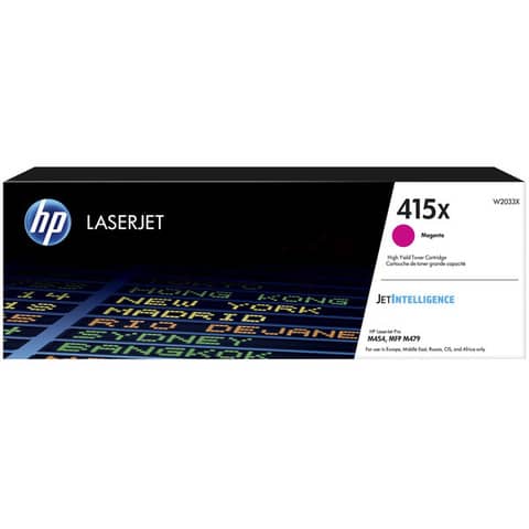hp Toner hp 415X für hp Color LaserJet Pro M454dn, magenta (EAN: 0192018046412)