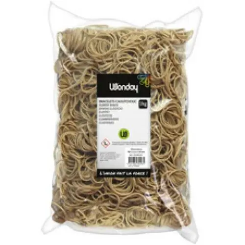 Wonday Gummiringe im Beutel, natur, 38 mm, Großpackung (EAN: 3701254704955)