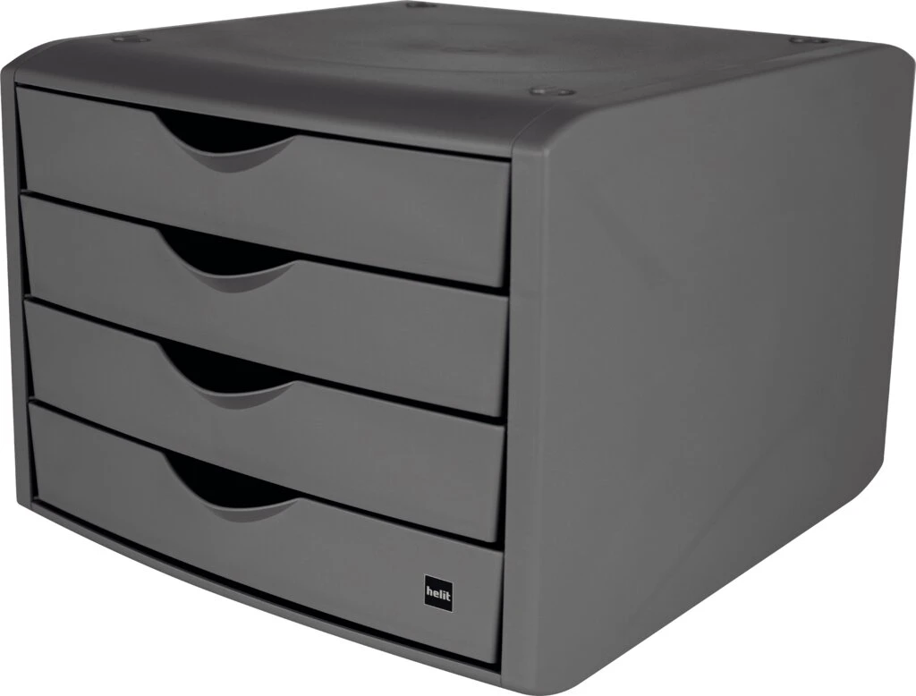 helit Schubladenbox "the green chameleon", lichtgrau (EAN: 4012086022940)