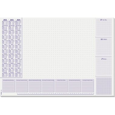 sigel Papier-Schreibunterlage "Lilac", 595 x 410 mm (EAN: 4004360956270)