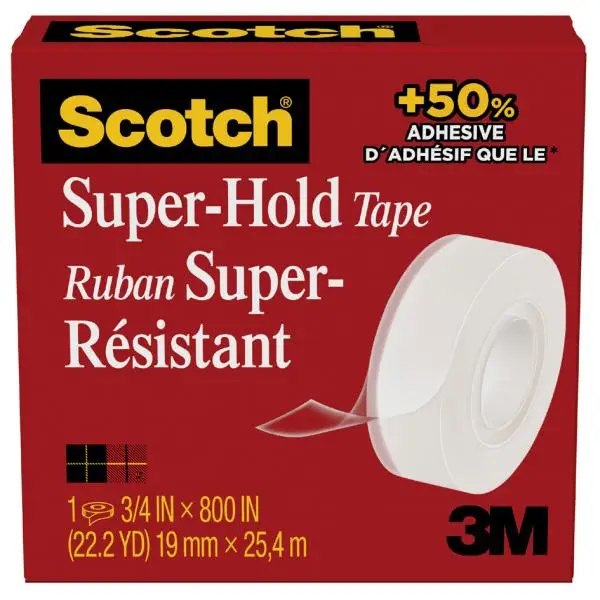 Scotch Klebefilm Super-Hold 700K, 19 mm x 25,4 m, Karton (EAN: 4054596723702)