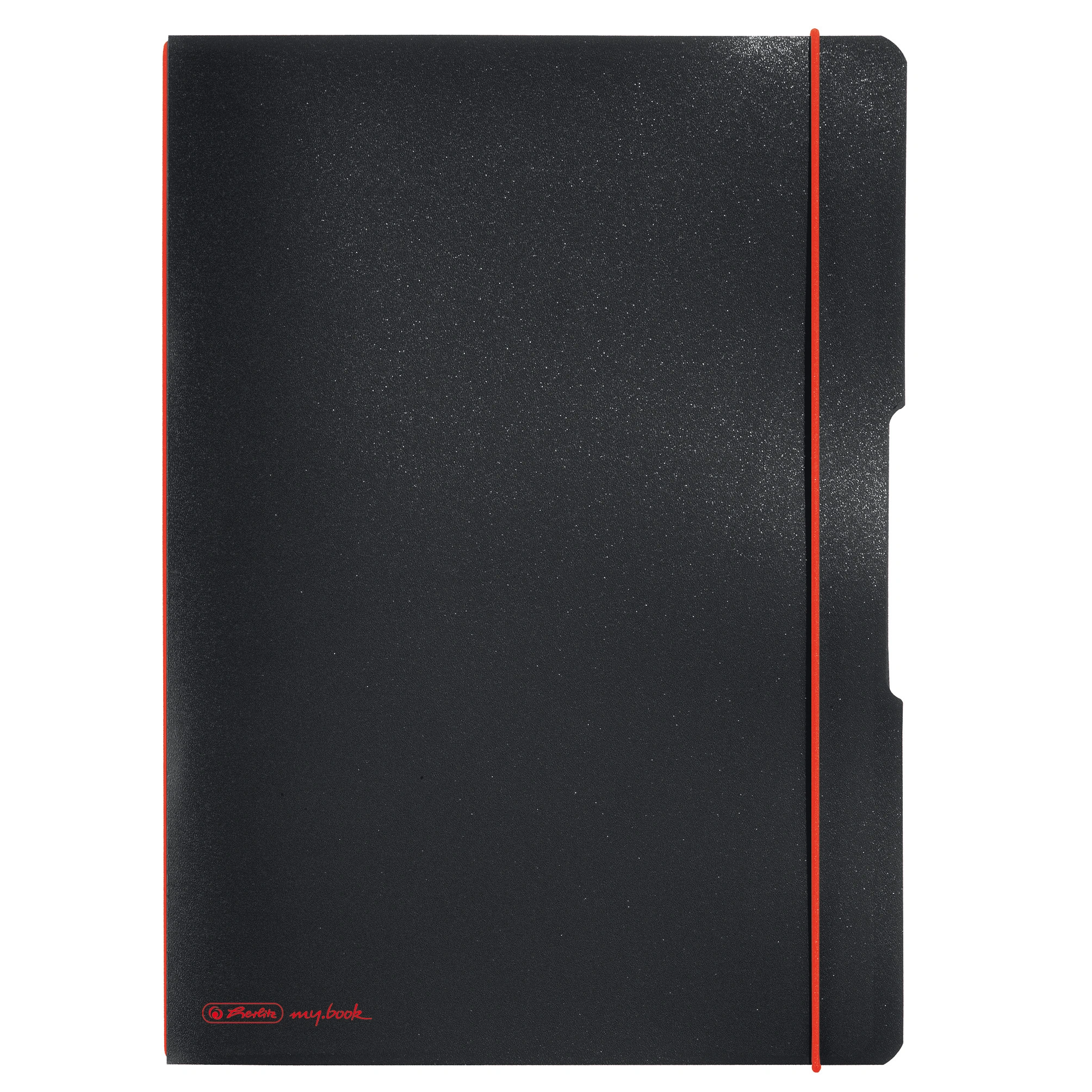 herlitz Notizheft my.book flex, A4, PP-Cover, schwarz (EAN: 4008110493343)
