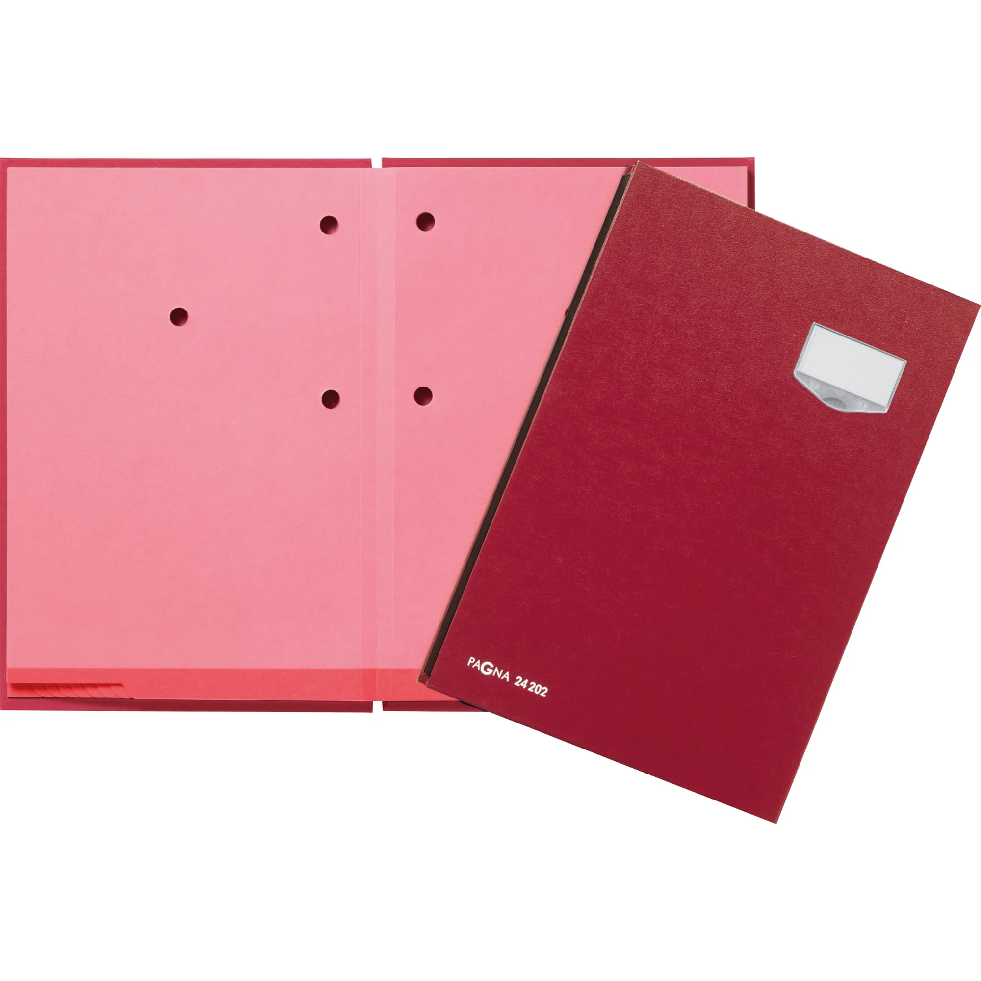 PAGNA Unterschriftenmappe "DE LUXE", DIN A4, 20 Fächer, rot (EAN: 4013951000971)