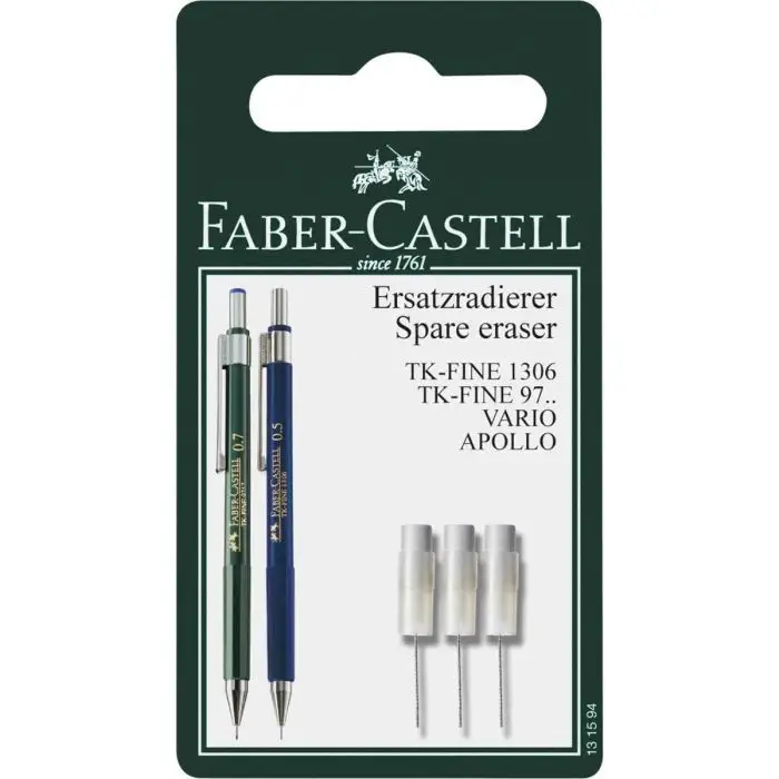 FABER-CASTELL Ersatzradierer für Druckbleistift TK-FINE (EAN: 4005401315940)