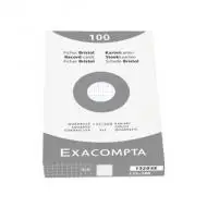 EXACOMPTA Karteikarten, 125 x 200 mm, kariert, weiß (EAN: 3130630136033)