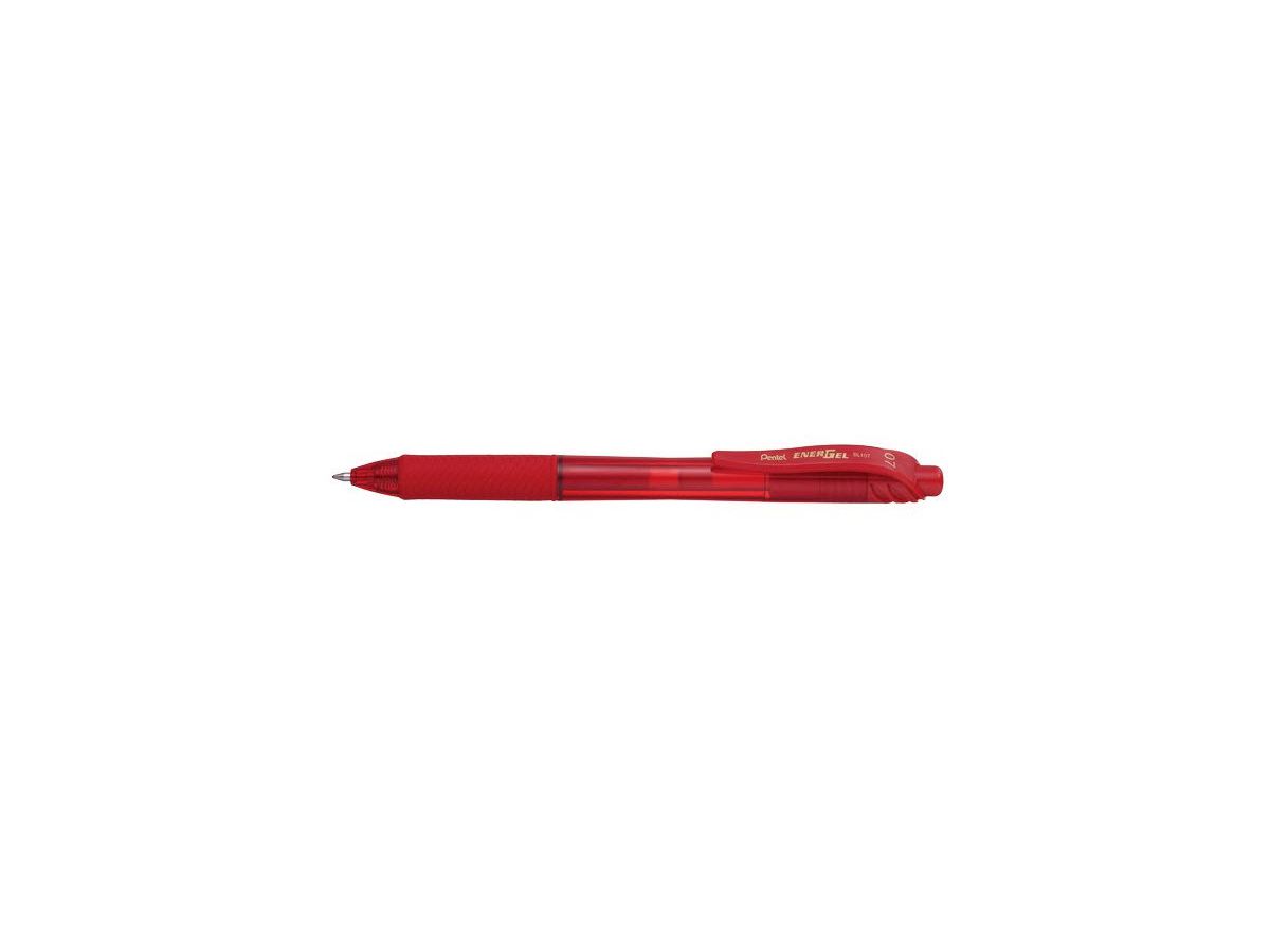Pentel Liquid Gel-Tintenroller EnerGel-X BL107, rot (EAN: 0884851006776)
