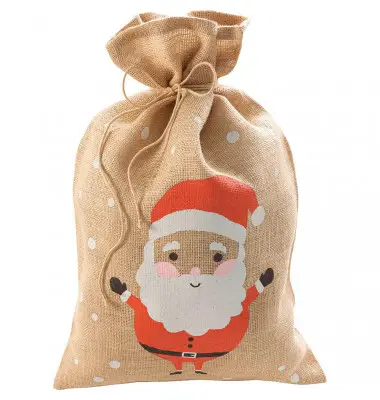 folia Jutesack "Weihnachtsmann", (B)350 x (H)500 mm, natur (EAN: 4001868004892)