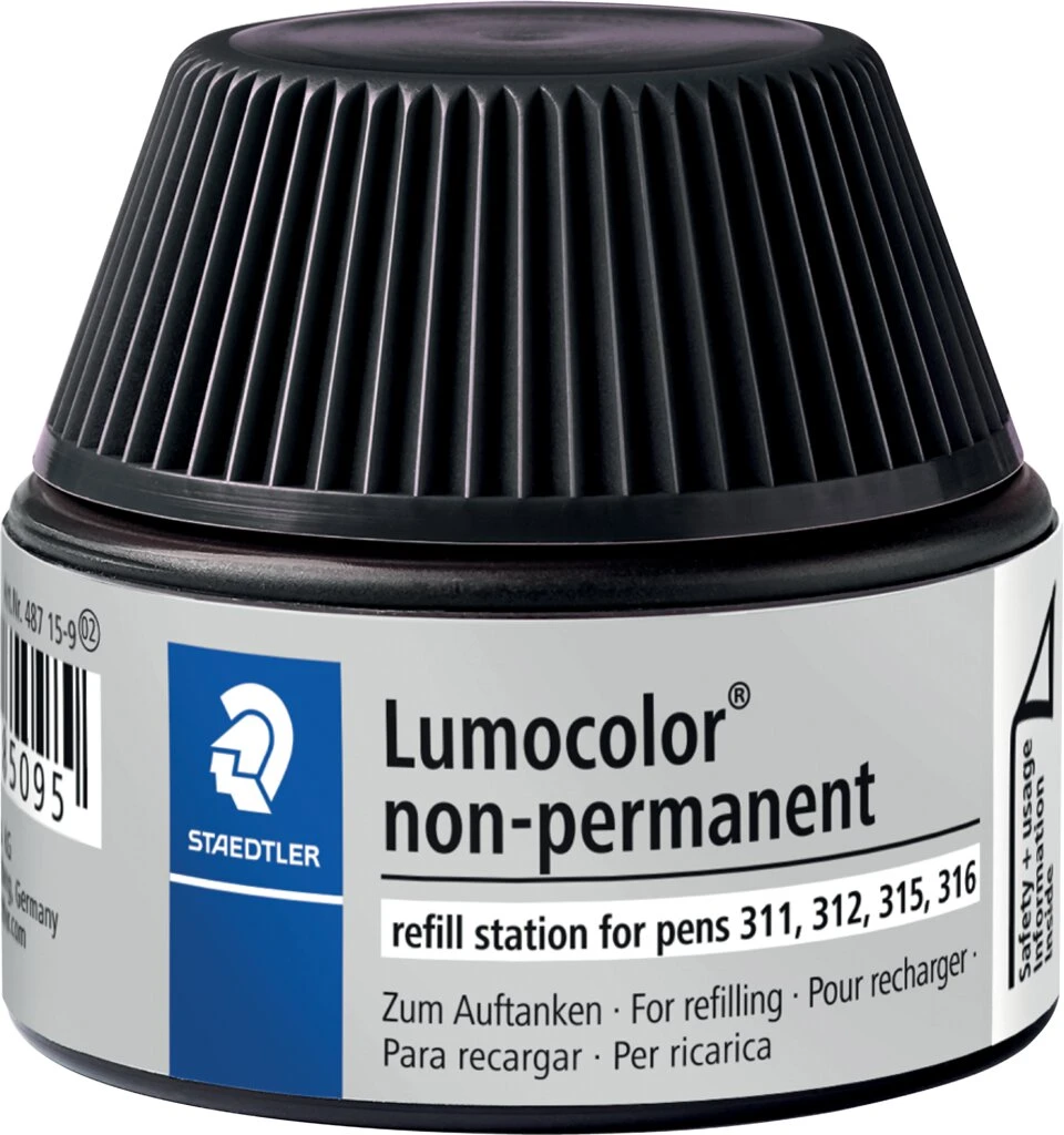 STAEDTLER Lumocolor Refill-Station non-permanent, schwarz (EAN: 4007817485095)