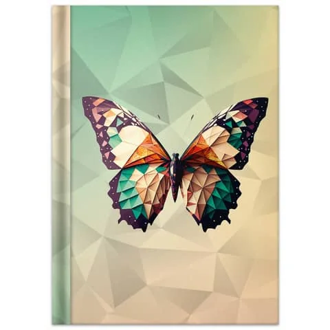 RNK Verlag Notizbuch "Schmetterling", DIN A5, kariert (EAN: 4002871468213)