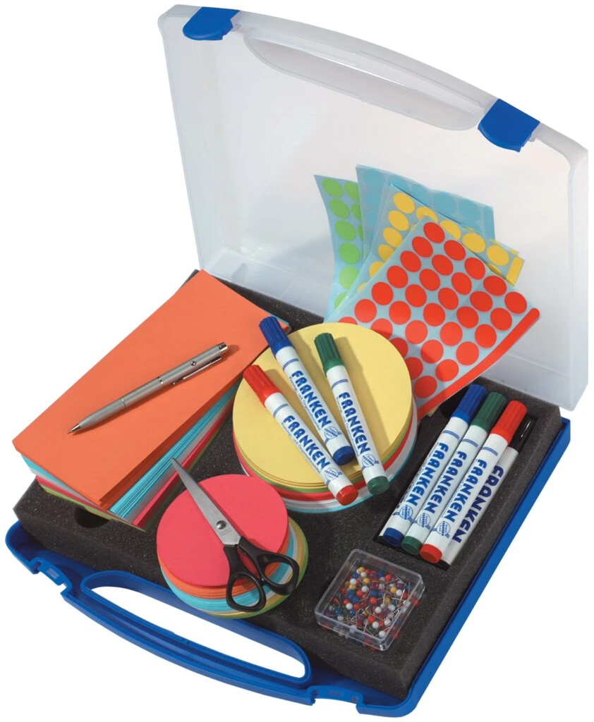 FRANKEN Moderationskoffer MINI, 1.100 Teile, Kunststoff (EAN: 4016946186506)