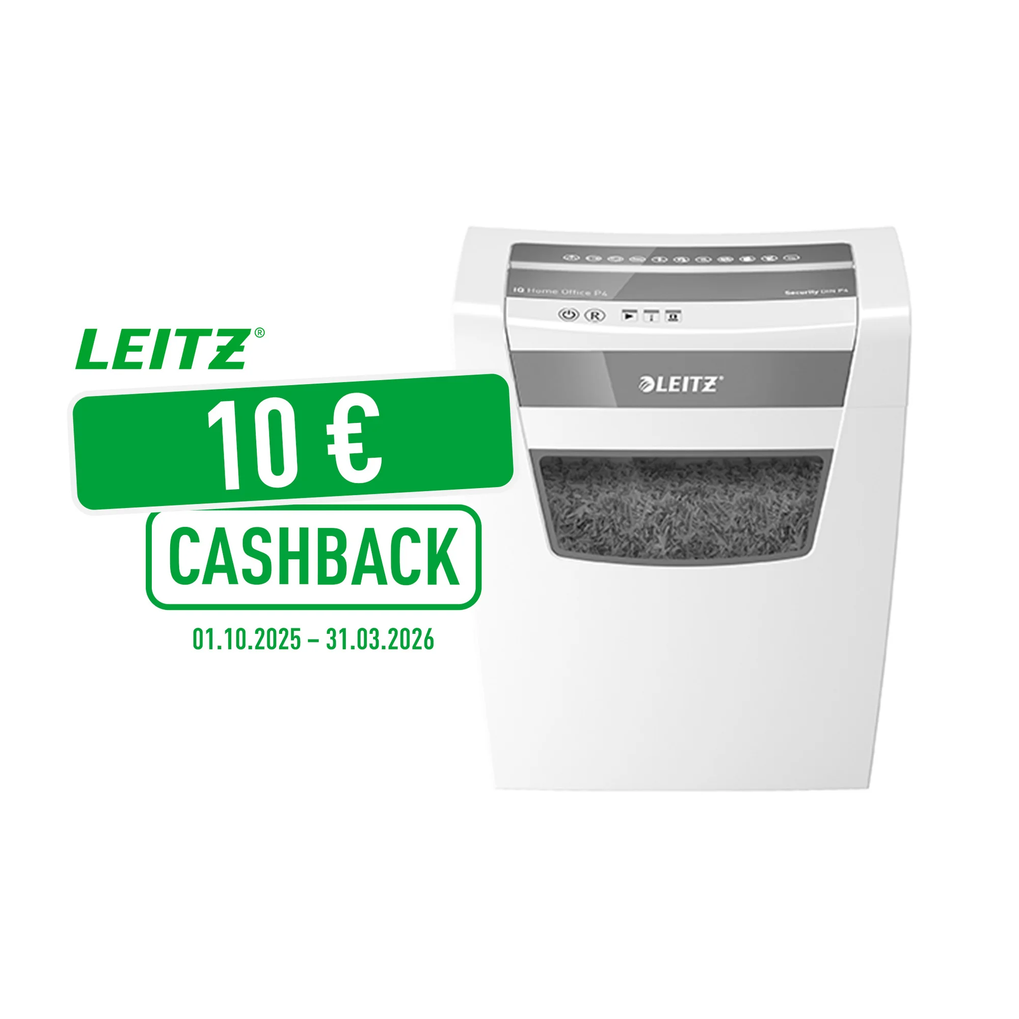 LEITZ Aktenvernichter IQ Home Office, Partikel 4 x 28 mm (EAN: 4002432118939)