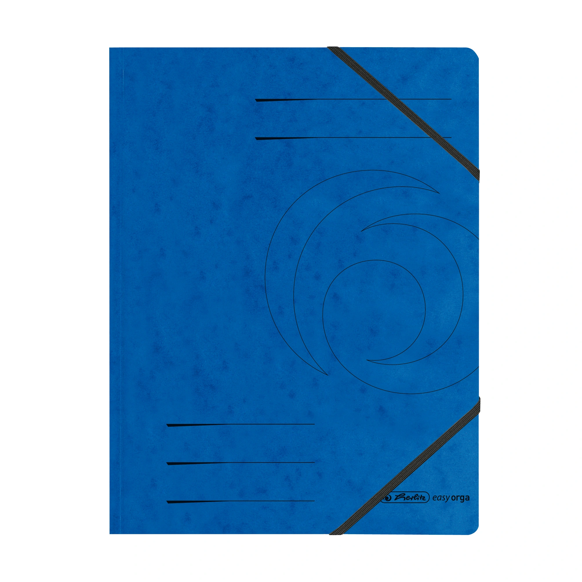 herlitz Eckspannermappe easyorga, A4, Karton, blau (EAN: 4008110972442)