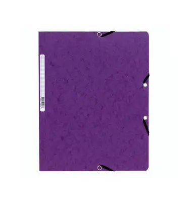 EXACOMPTA Eckspannermappe, DIN A4, Karton, lila (EAN: 3130630055686)