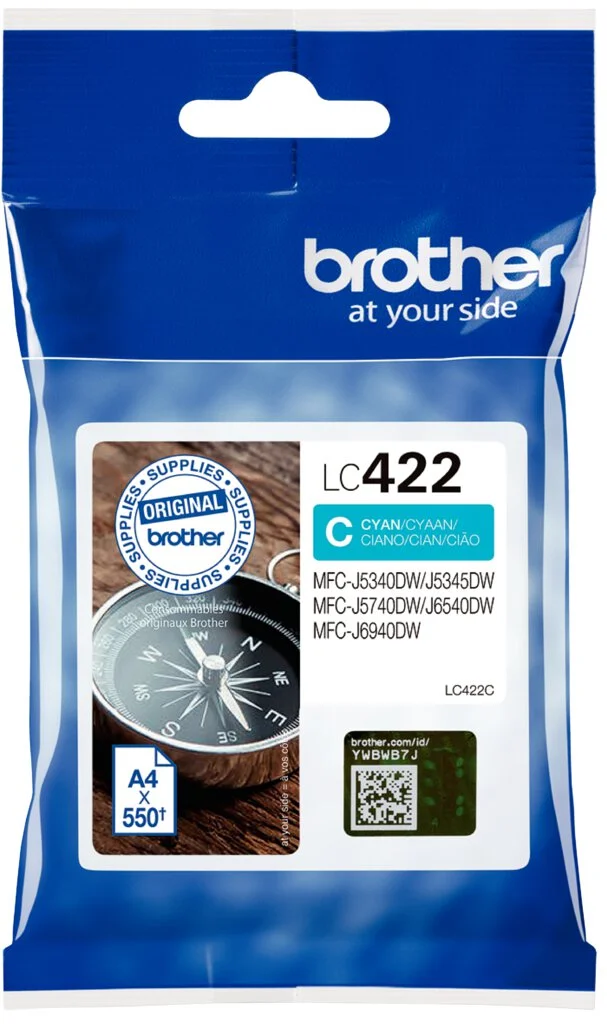 brother Tinte LC422 für brother MFC-J5340DW, cyan (EAN: 4977766815550)