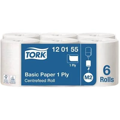 TORK Mehrzweck-Putzrolle, 1-lagig, weiß, 300 m (EAN: 7310791229737)