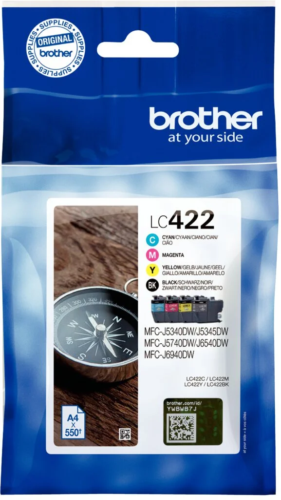 brother Tinte LC422 für brother MFC-J5340DW, Multipack (EAN: 4977766816793)