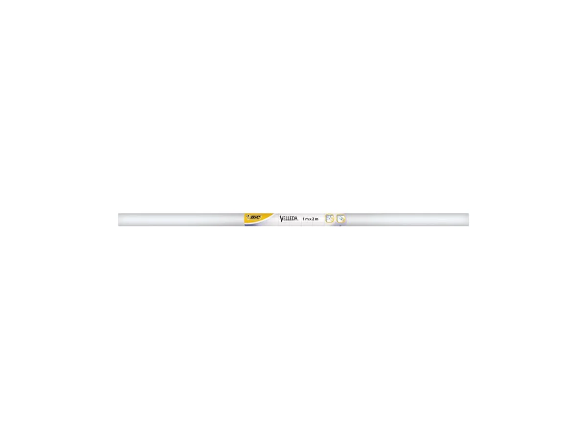BIC Weißwandtafel-Rolle Velleda, Maße: 1.000 x 2.000 mm (EAN: 3086120001001)