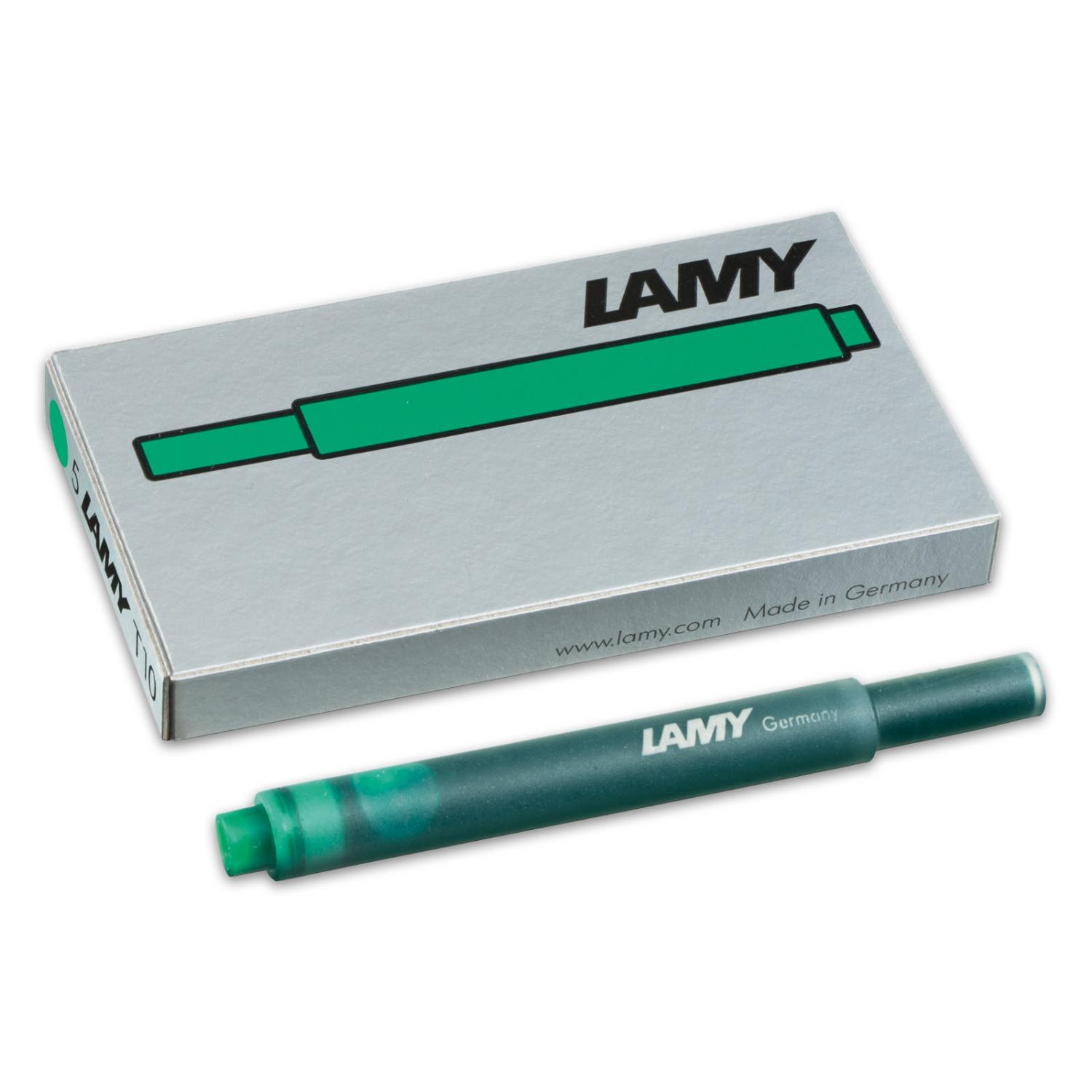 LAMY Großraum-Tintenpatronen T10, grün (EAN: 4014519114789)