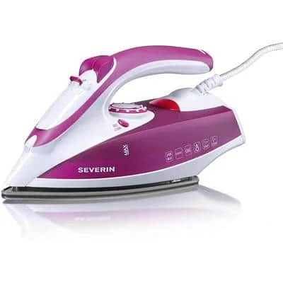 SEVERIN Dampfbügeleisen BA 3243, weiß/violett (EAN: 4008146324307)