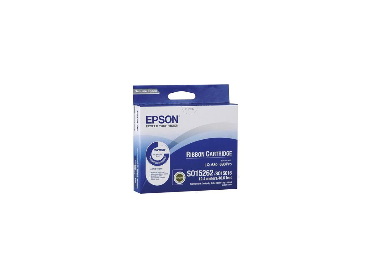 EPSON Farbband für EPSON LQ670/LQ680, Nylon, schwarz (EAN: 0010343601345)