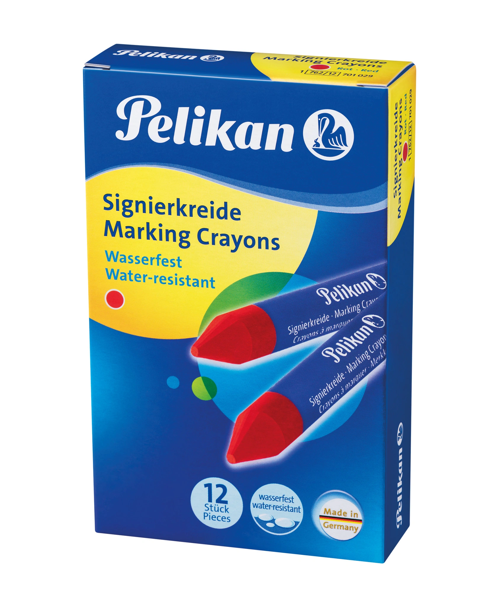 Pelikan Signierkreide 762, rot, Durchmesser: 13,5 mm (EAN: 4012700701022)