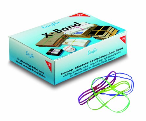 Läufer X-Band im Karton - 100 g, 150 x 11 mm, bunt sortiert (EAN: 4006677591021)