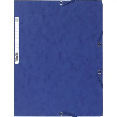 EXACOMPTA Eckspannermappe, DIN A4, Karton 400 g/qm, blau (EAN: 3130630555025)