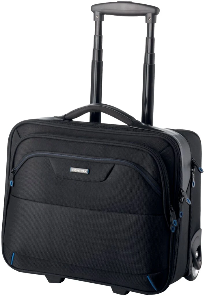 LiGHTPAK Business Notebook-Trolley "BRAVO", Nylon, schwarz (EAN: 4021068461011)