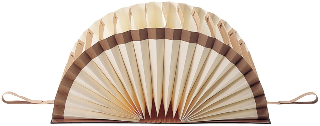 LEITZ Schriftenordner, A4, A-Z, 20 Fächer, braun (EAN: 4002432311408)