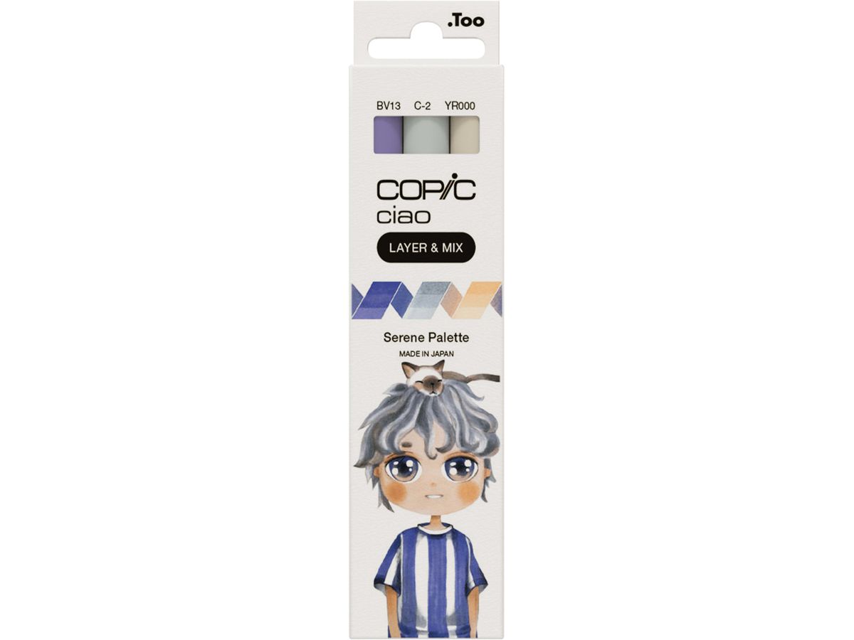 COPIC Marker ciao, 3er Set "Serene Palette" (EAN: 4013695266817)