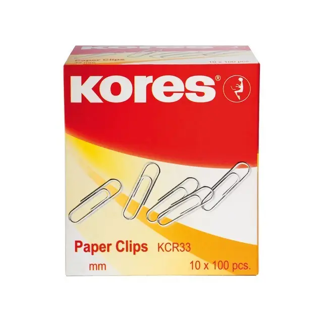 Kores Büroklammern, 50 mm, verzinkt (EAN: 9023800430120)