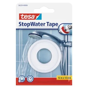 tesa Dichtungsband "StopWater", 12 mm x 12 m, weiß (EAN: 4042448151971)
