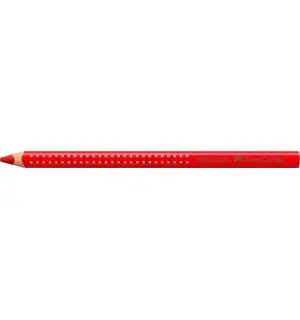FABER-CASTELL Dreikant-Buntstift Jumbo GRIP, erdbeerrot (EAN: 4005401109211)