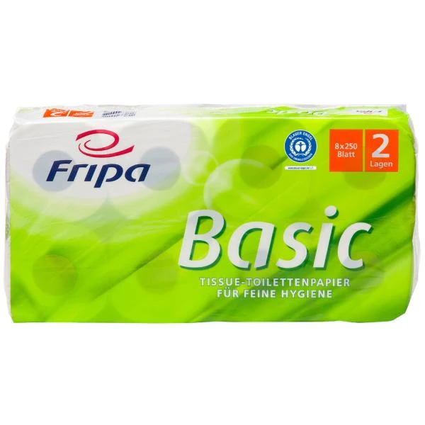 Fripa Toilettenpapier Basic, 3-lagig, weiß (EAN: 4000883000438)