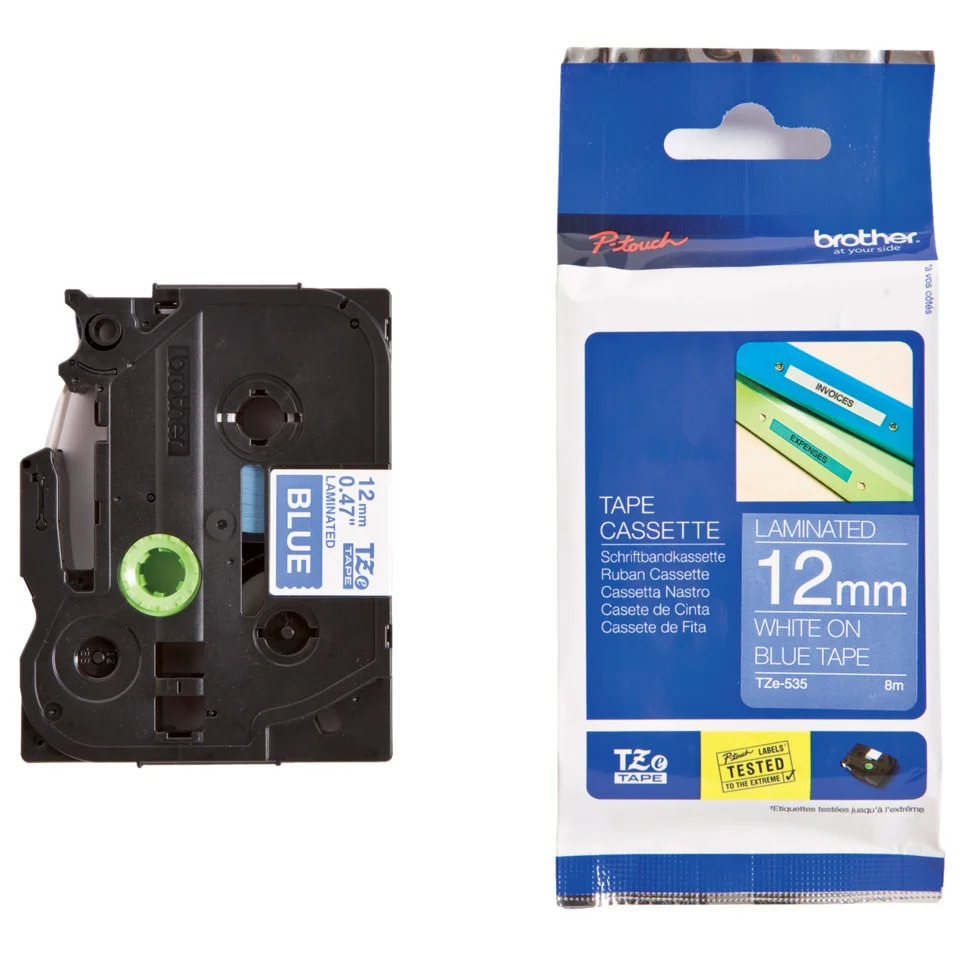 brother TZe-Tape TZ-535 Schriftbandkassette, Bandbreite: 12m (EAN: 4977766052214)