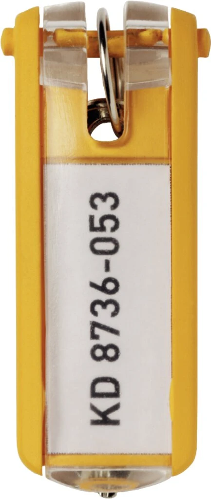 DURABLE Schlüsselanhänger KEY CLIP, gelb (EAN: 4005546103822)