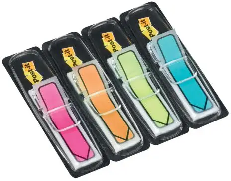 Post-it Haftmarker Index Pfeile, 11,9 x 43,2 mm, 4-farbig (EAN: 0021200508790)