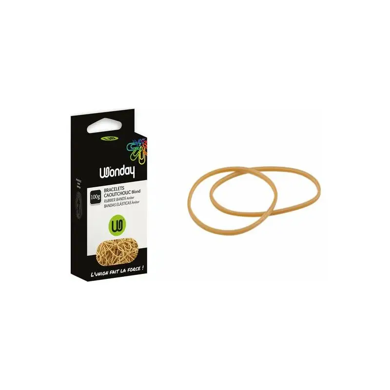 Wonday Gummiringe im Karton, natur, 64 mm, 100 g (EAN: 3701254705013)
