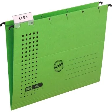 ELBA Hängemappe chic ULTIMATE, DIN A4, grün (EAN: 4002030851382)