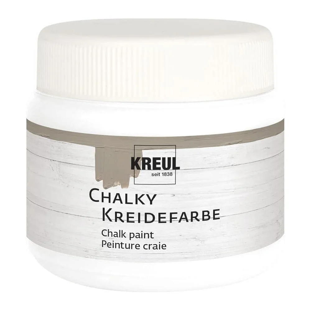 KREUL Kreidefarbe Chalky, Snow White, 150 ml (EAN: 4000798115036)