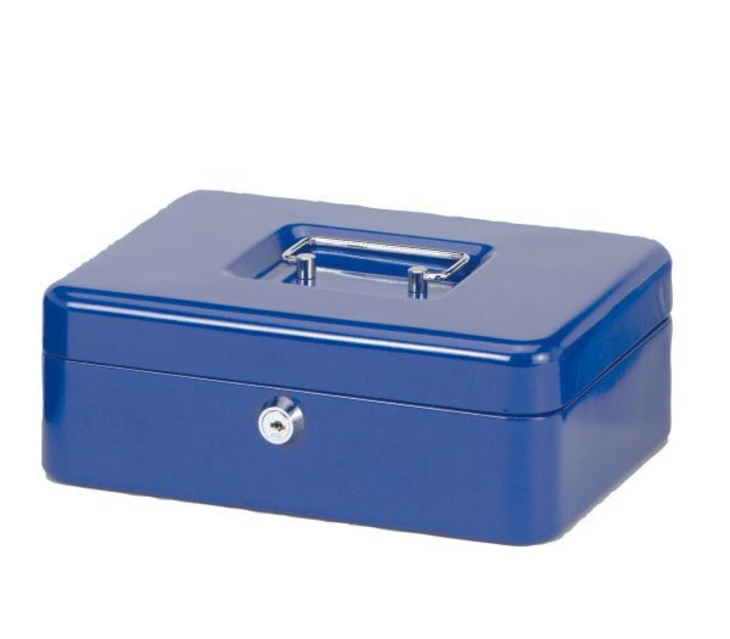 MAUL Geldkassette, blau, Maße: (B)250 x (T)191 x (H)90 mm (EAN: 4002390011259)