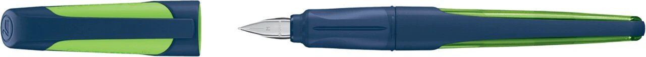 STABILO Füllhalter EASYbuddy L, Linkshänder, schwarz/schwarz (EAN: 4006381607124)