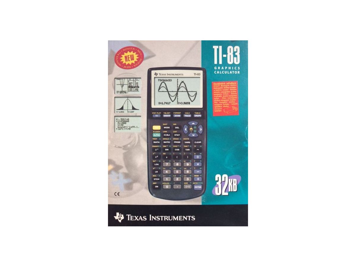 TEXAS INSTRUMENTS Calculatrice TI-83 Premium CE (EAN: 3243480106665)