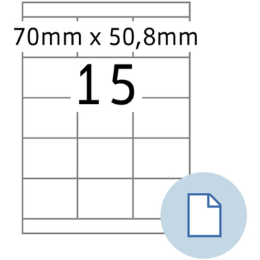 HERMA Universal-Etiketten DATAPRINT, 70 x 50,8 mm, weiß (EAN: 4008705084154)