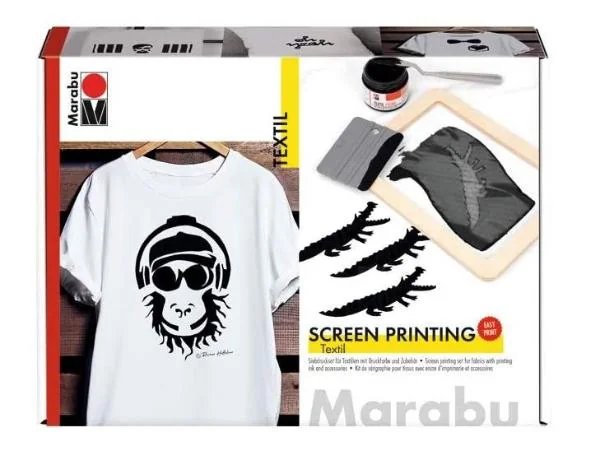 Marabu Textil Transfer Set "Textil Screen Printing", Lampenschwarz (EAN: 4007751733436)